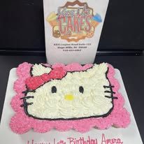 Hello Kitty birthday cake made by Kiss Me Cakes in Hope Mills