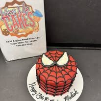 Spider-Man birthday cake made by Kiss Me Cakes